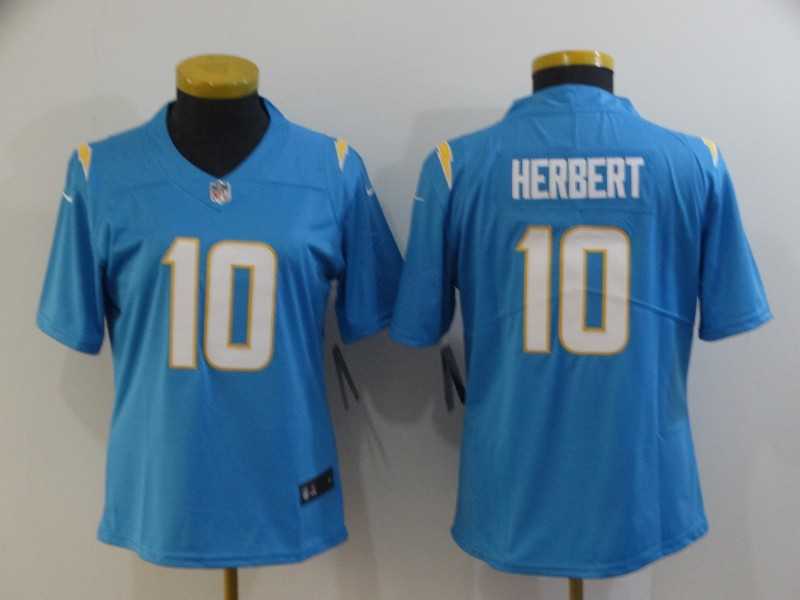 Women Nike Chargers 10 Justin Herbert Light Blue Vapor Untouchable Limited Jersey,We sell and wholesale Women Nike Chargers 10 Justin Herbert Light Blue Vapor Untouchable Limited Jersey on line form chian!